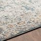 Surya Presidential PDT-2300 3"3" x 5" Blue, Gray and Orange Area Rug, , large