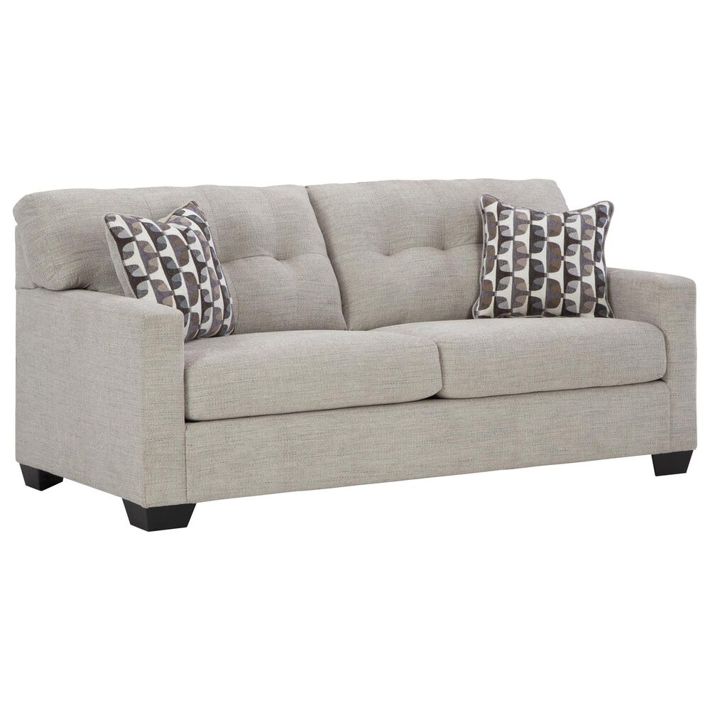 Ashley Mahoney Stationary Sofa and Loveseat Set in Pebble, , large