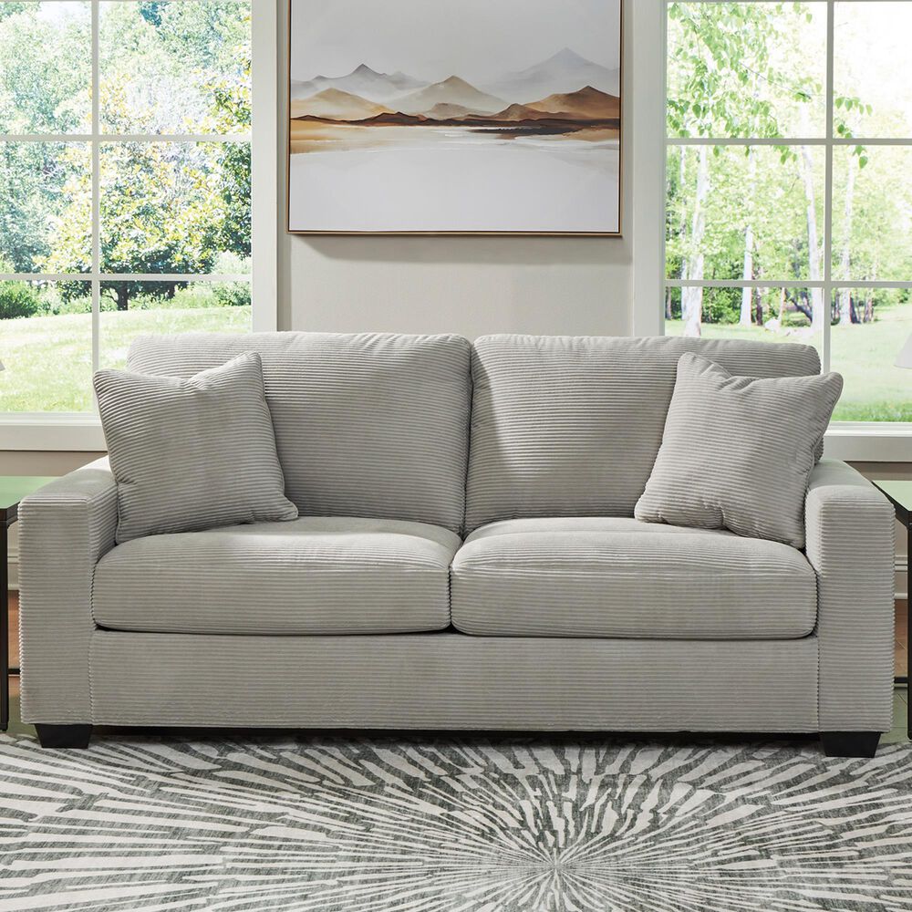 Ashley Greenbriar Stationary Sofa in Smoke, , large
