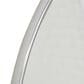 Flair Industries 42" Round Aluminum Wall Mirror in Silver, , large