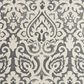 Rizzy Home 22" x 22" Damask Down Pillow in Gray and Beige, , large