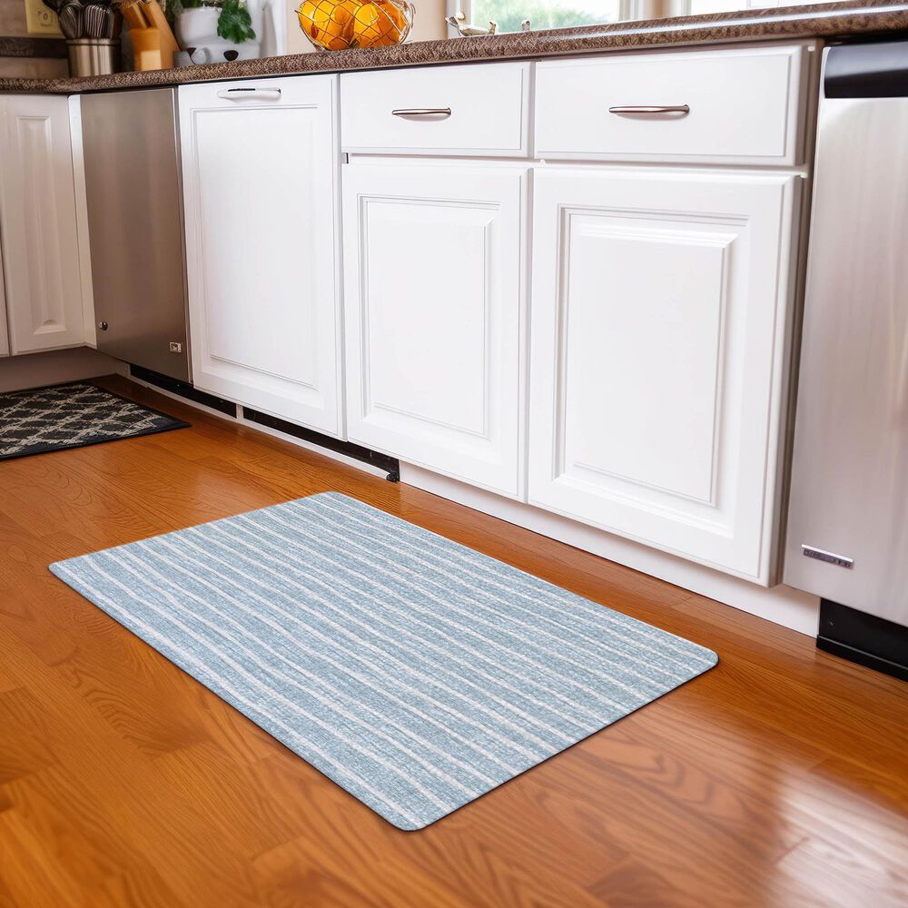 Dalyn Rug Company Laidley 1&#39;8&quot; x 2&#39;6&quot; Sky Blue Indoor/Outdoor Area Rug, , large