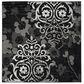Safavieh Adirondack ADR114A-4SQ 4" x 4"  Black/Silver Square Rug, , large