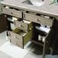 James Martin Vanities Chicago 48" Single Bathroom Vanity in Whitewashed Walnut with 3 cm Victorian Silver Quartz Top and Rectangular Sink, , large