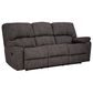 HomeStretch Rhino Manual Reclining Sofa in Pewter, , large