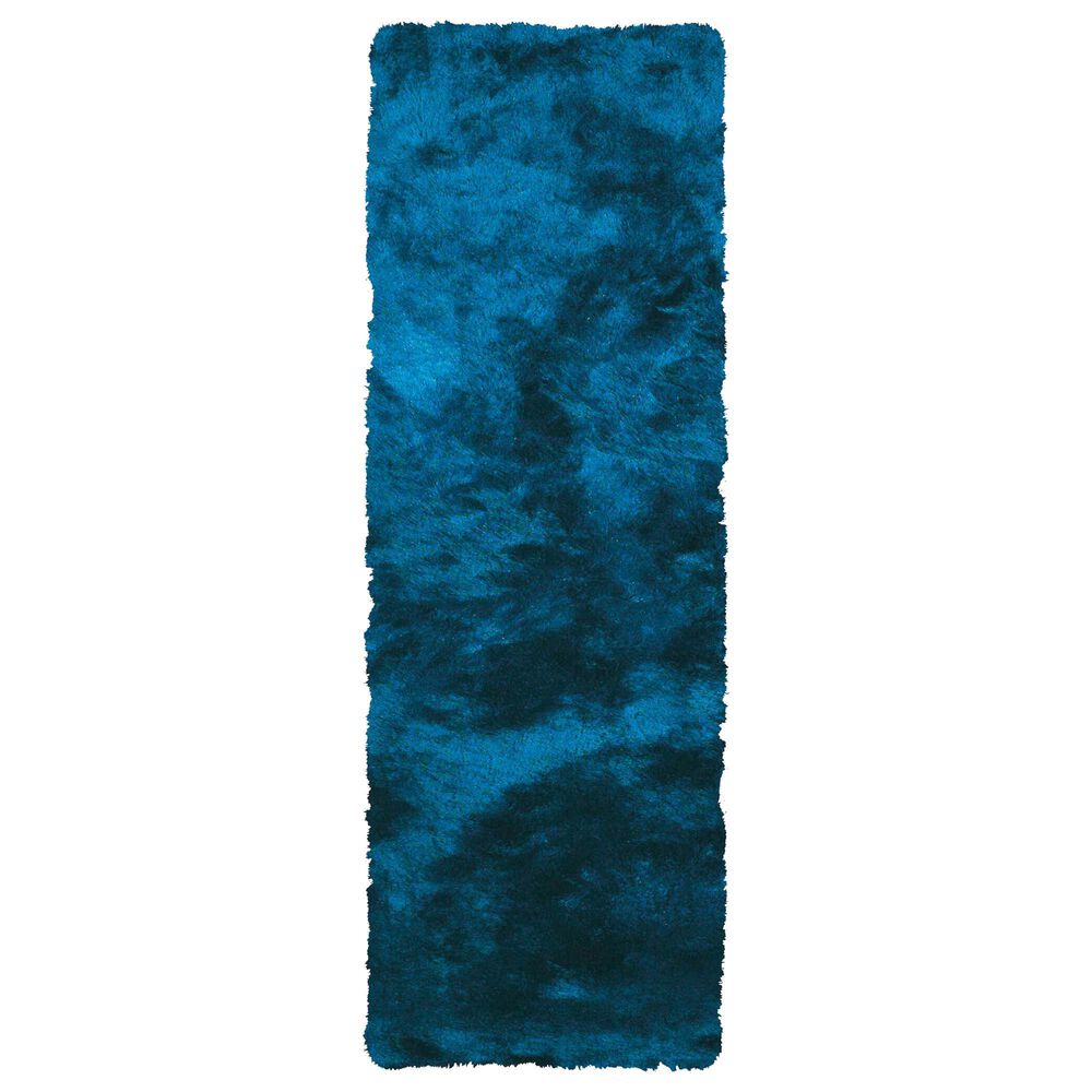 Feizy Indochine 2"6" x 6" Teal Area Rug, , large