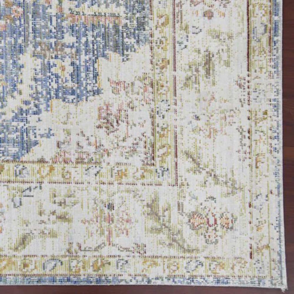 Amer Rugs Century 9&#39; x 13&#39; Indigo Blue and Ivory Area Rug, , large