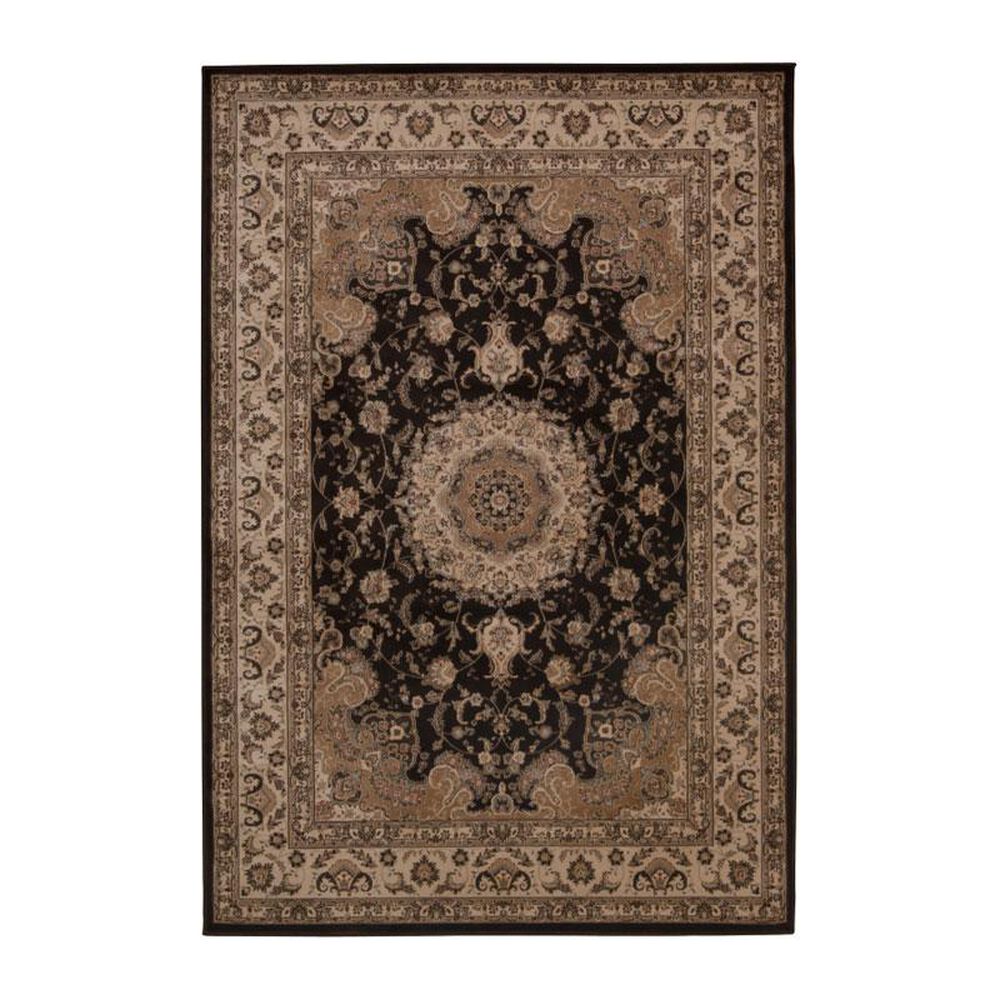 Nourison Ararat ARA02 5'3" x 7'4" Charcoal Area Rug, , large