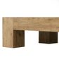 Four Hands Abaso Coffee Table in Rustic Wormwood Oak, , large
