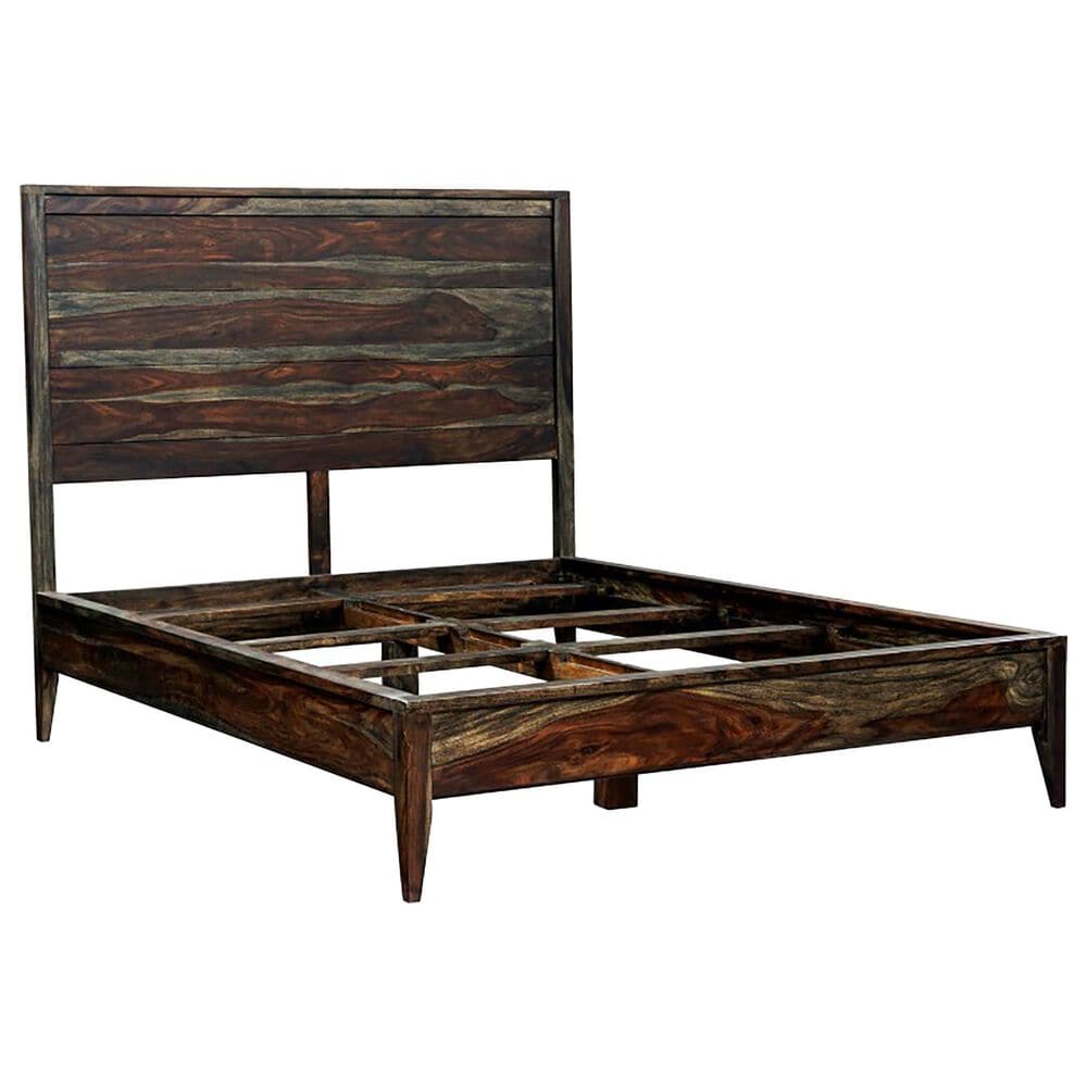Porter Design Fall River Queen Bed in Brown and Gray, , large