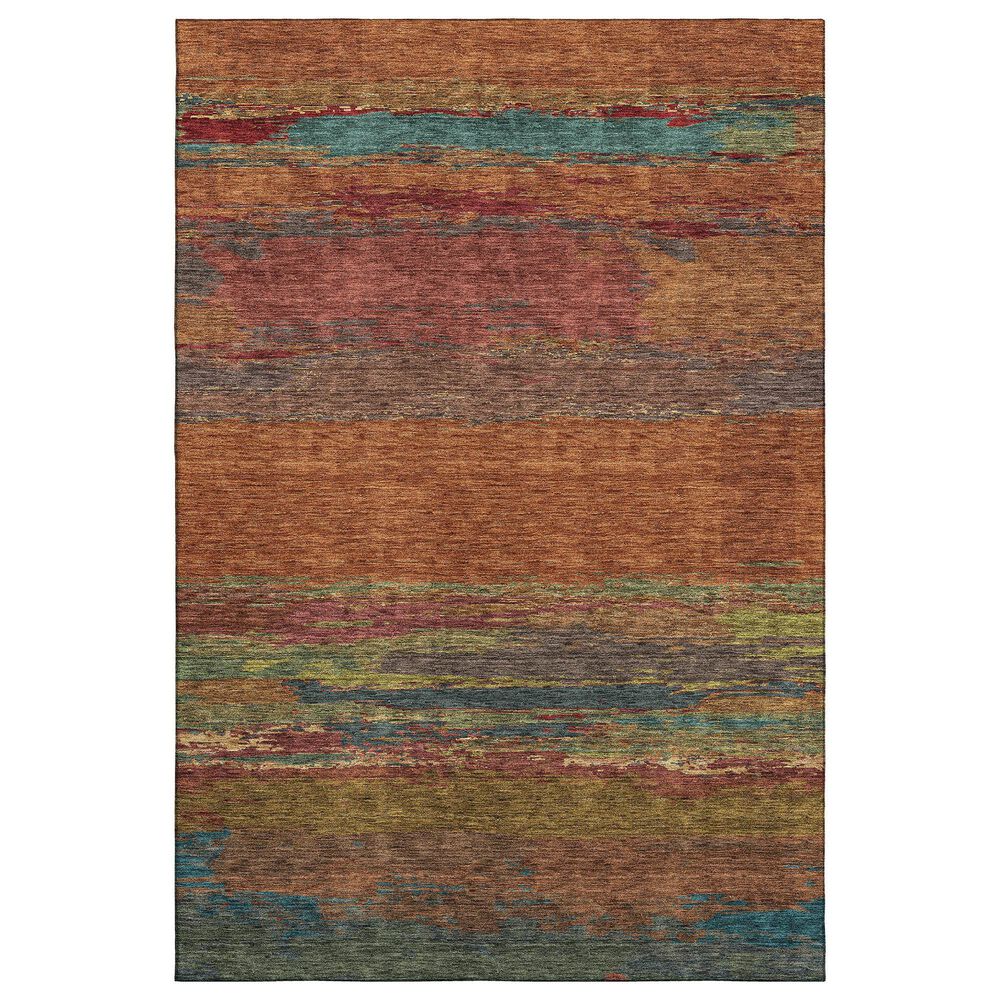 Dalyn Rug Company Trevi TV8 10" x 14" Terracotta Area Rug, , large