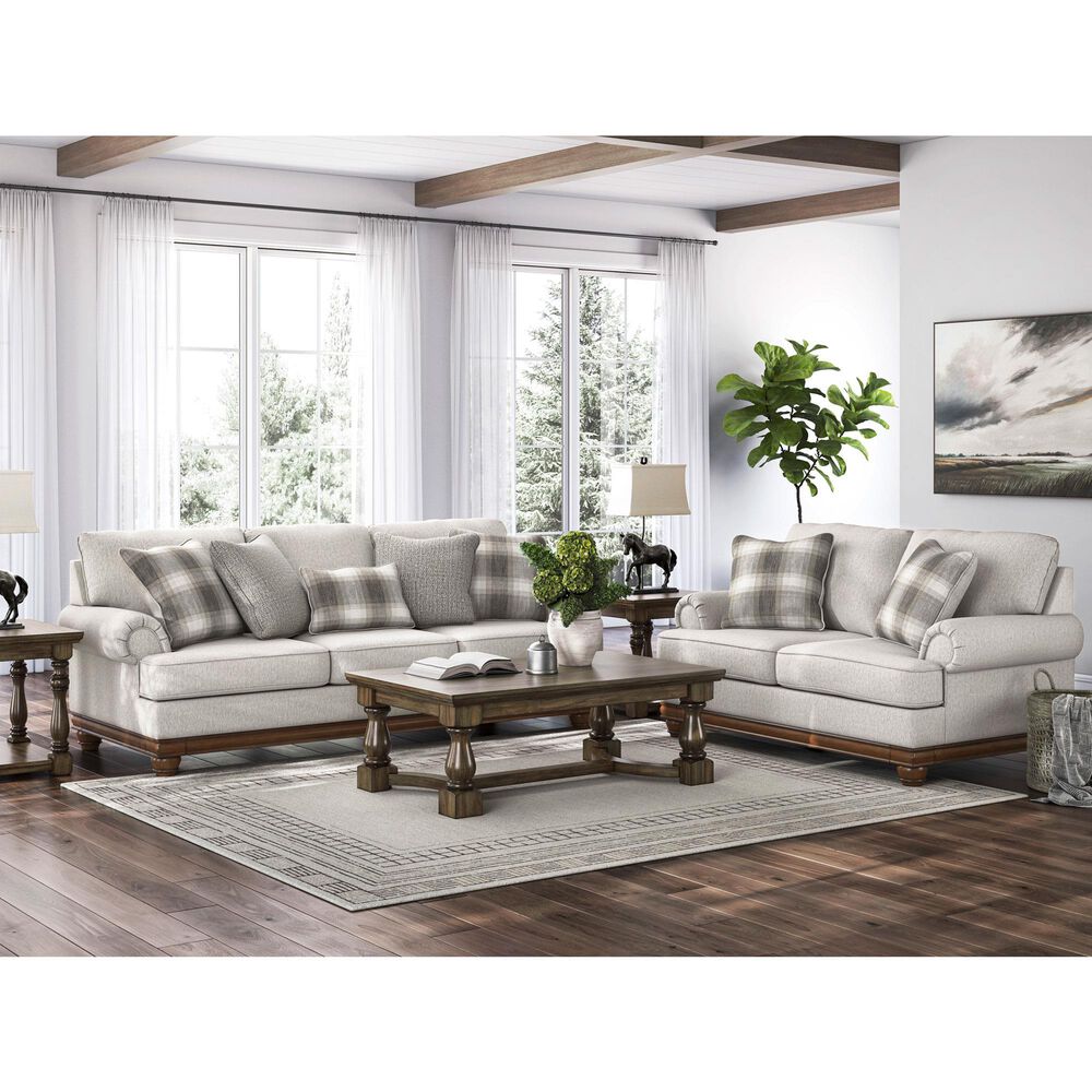 Ashley Clearbrooke Stationary Sofa in Sandstone, , large