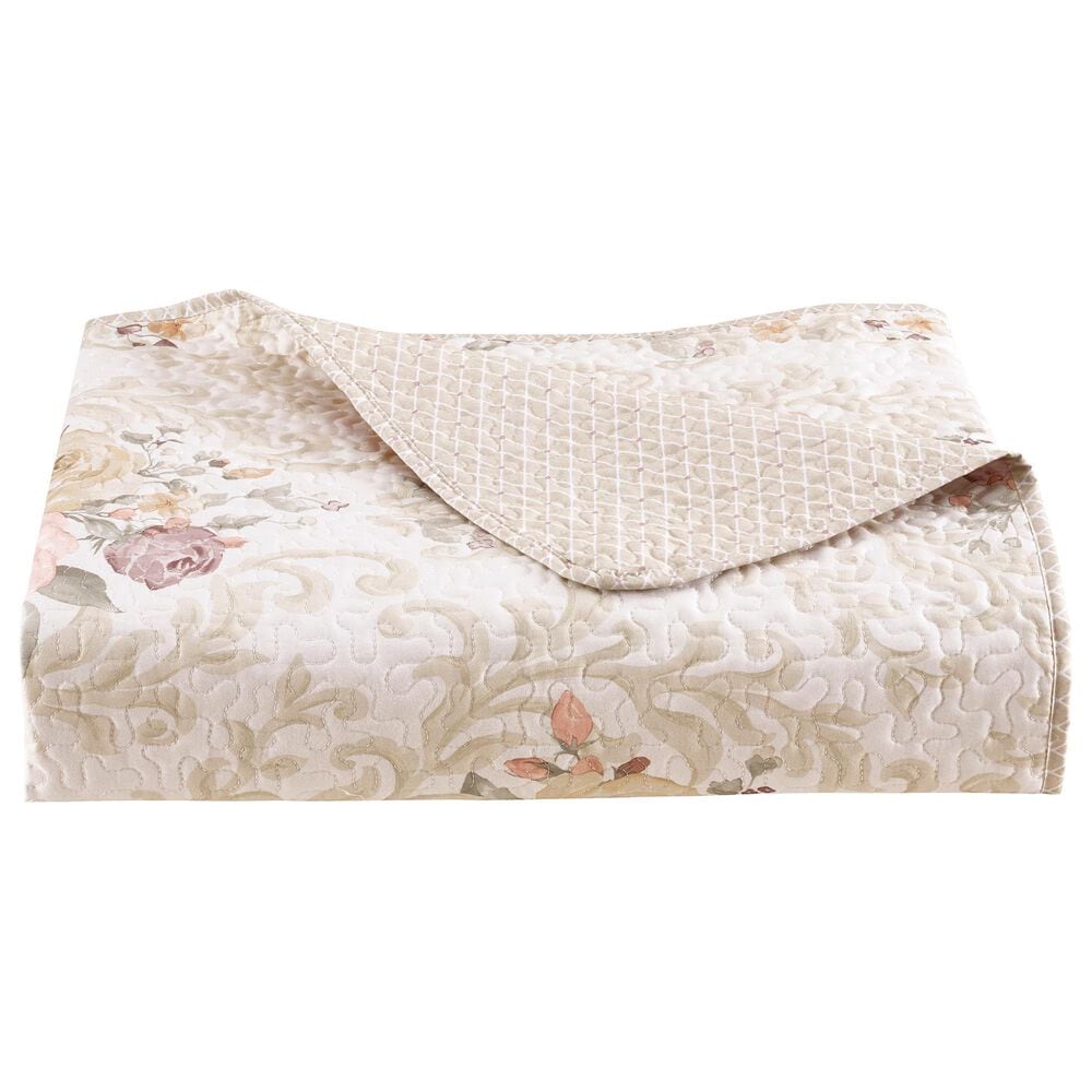 J. Queen New York Chardonnay 3-Piece Full/Queen Quilt Set in Ivory, , large