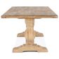 Home Trends & Design San Rafael 72" Rectangular Dining Table in Antique Oak - Table Only, , large