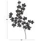 Maple and Jade 60" x 36" Orchid Floral Wall Decor with Stem in Matte Black, , large