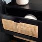 Safavieh Tegan 2-Drawer Nightstand in Black, , large