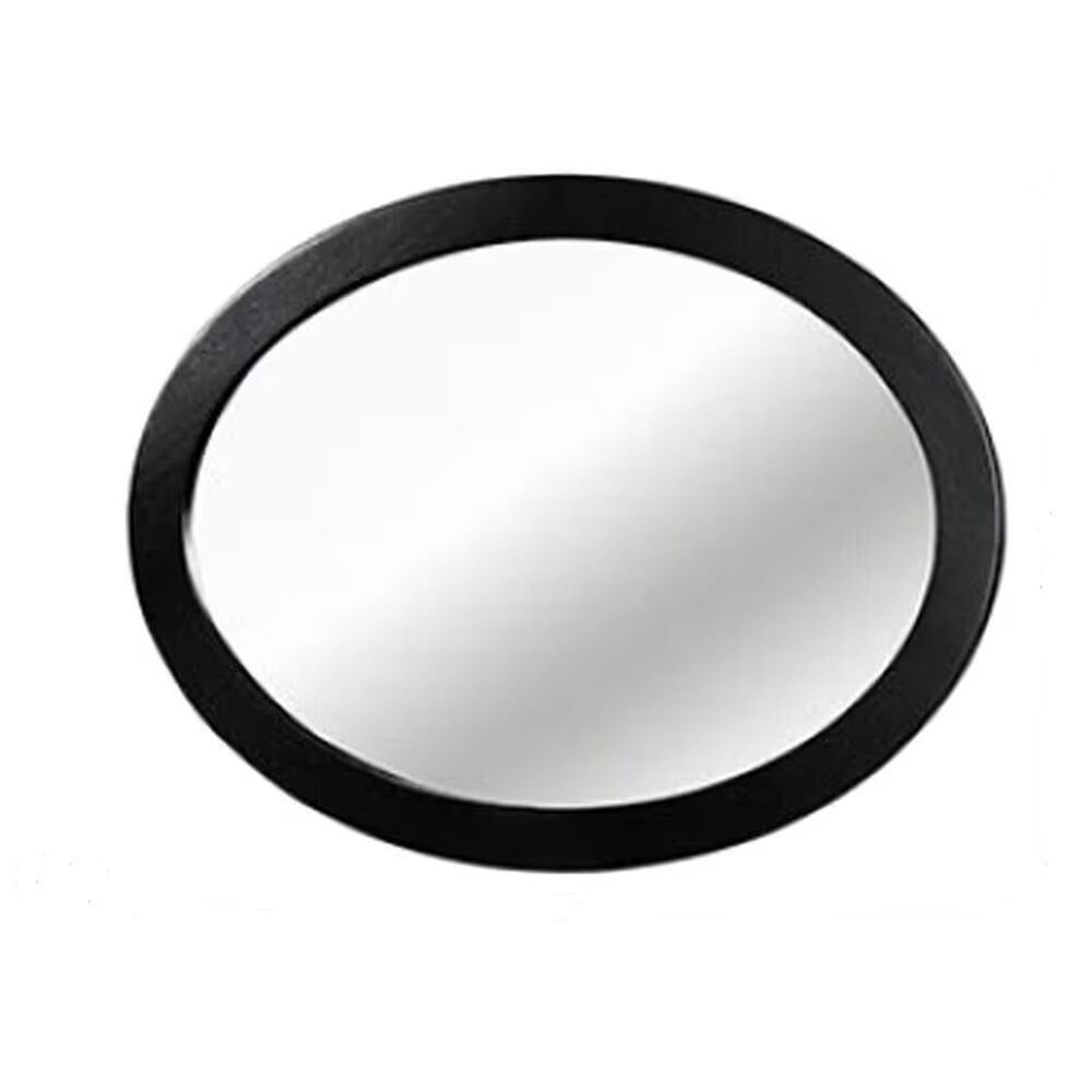 Furniture of America Lennart Oval Mirror in Black, , large
