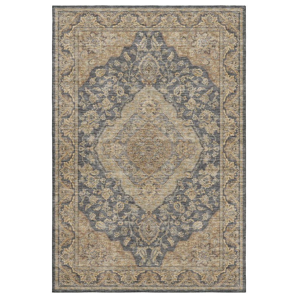 Dalyn Rug Company Hatay 5" x 7"6" Charcoal Area Rug, , large