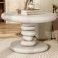 Furniture of America Rene Glossy End Table in Cream, , large