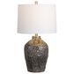 Crestview Collection 27.5" Ceramic Table Lamp in Blue and Grey, , large