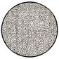 Safavieh Marbella 6" Round Black and Ivory Area Rug, , large