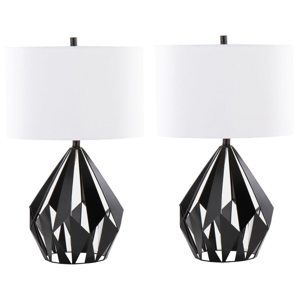 Grandview Gallery Zelma Table Lamp in Matte Black, , large