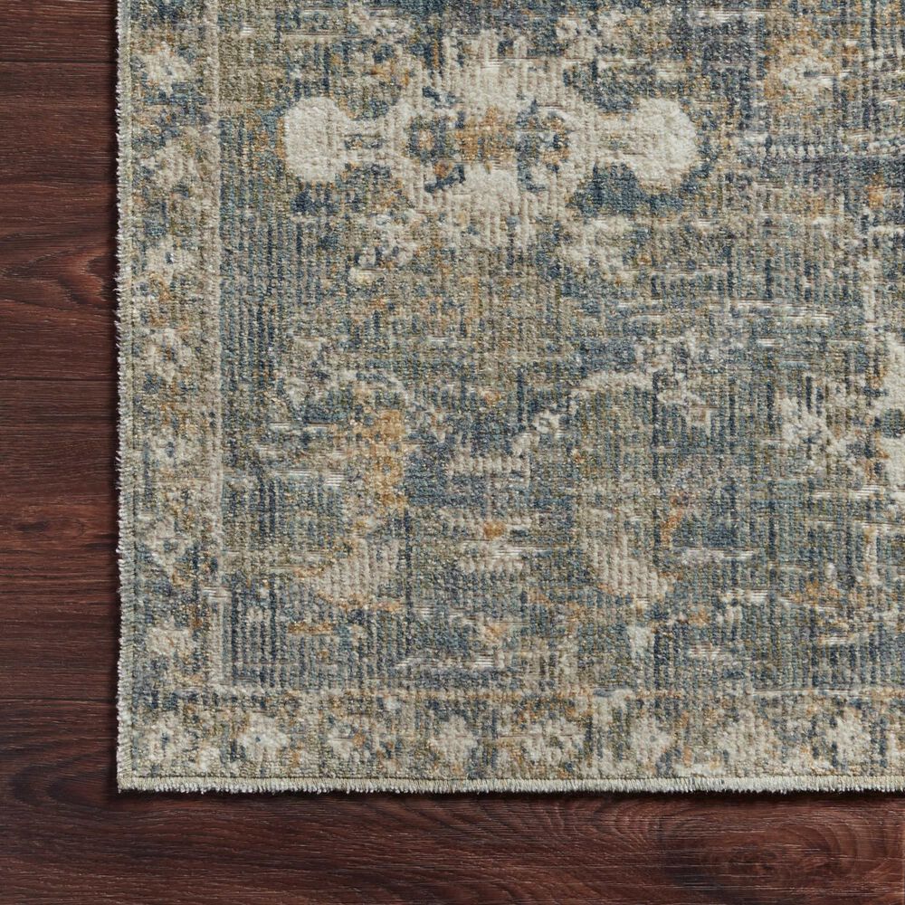 Chris Loves Julia x Loloi Rosemarie 3&#39;7&quot; x 5&#39;7&quot; Sand and Lagoon Area Rug, , large