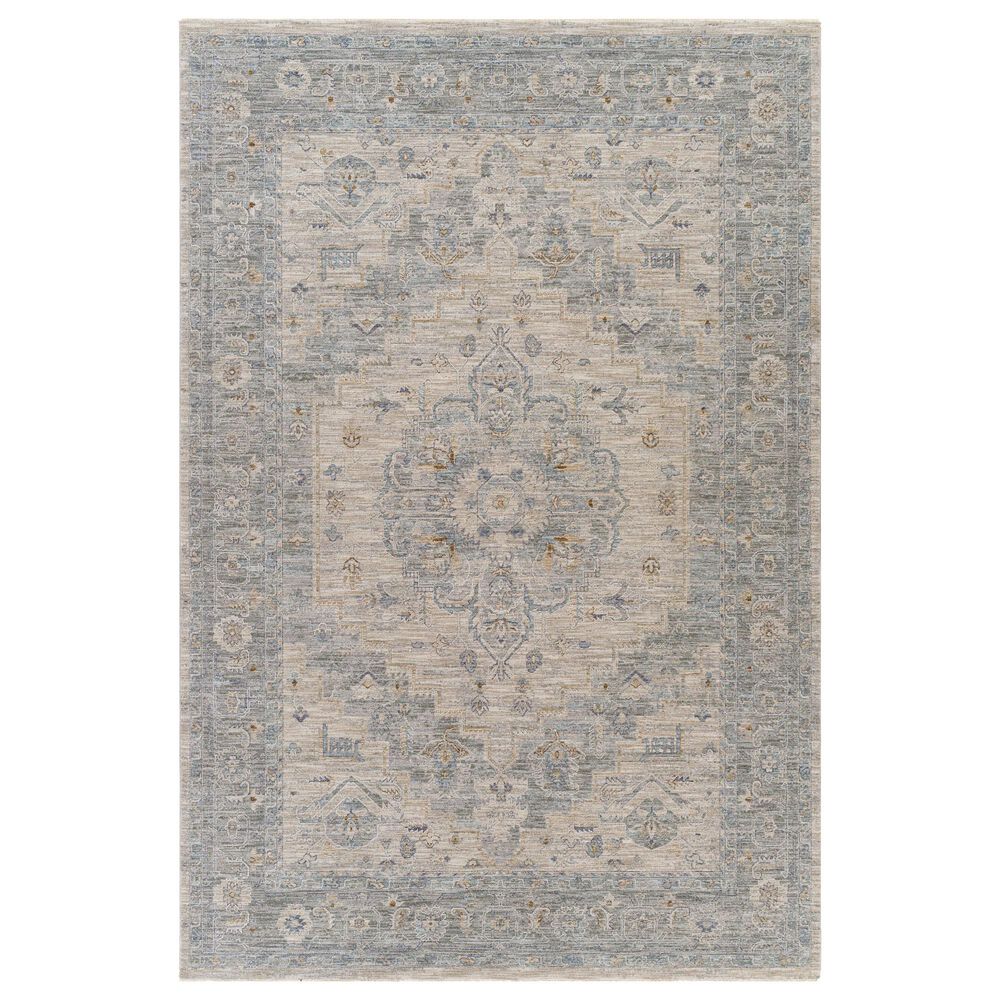 Surya Avant Garde 5' x 7'5" Gray, Beige and Denim Area Rug, , large