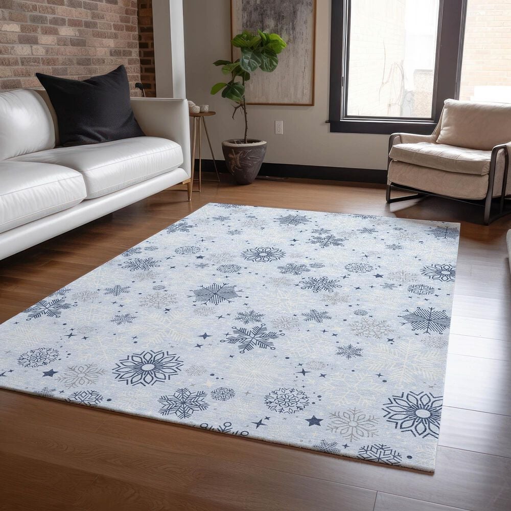 Dalyn Rug Company Wonderland WN31 5&#39; x 7&#39;6&quot; Sky Indoor/Outdoor Area Rug, , large