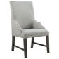 Mayberry Hill Montrose Side Chair with Light Grey Fabric in Espresso, , large