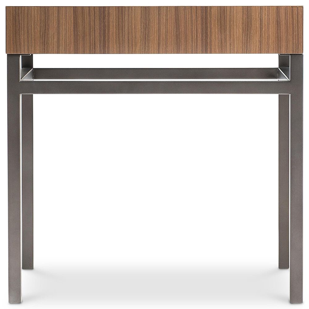 Bernhardt Collins Side Table in Nocino and Black Oxide, , large