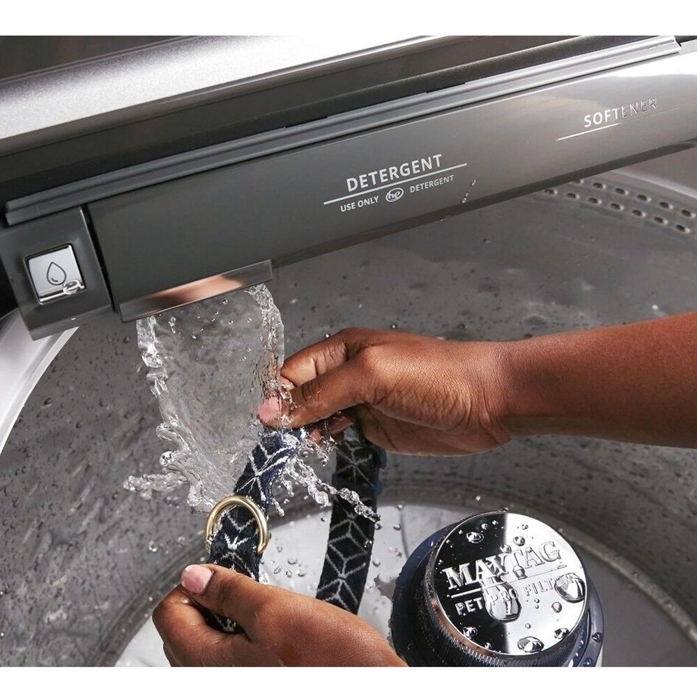 Maytag Pet Pro 4.7 Cu. Ft. Top Load Washer in Volcano Black, , large