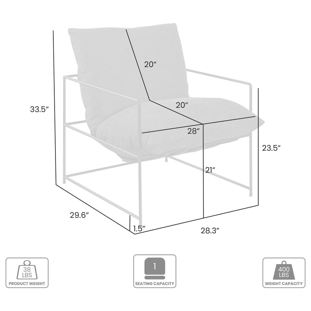Blue River Rogan Accent Chair in Soft Oat, , large