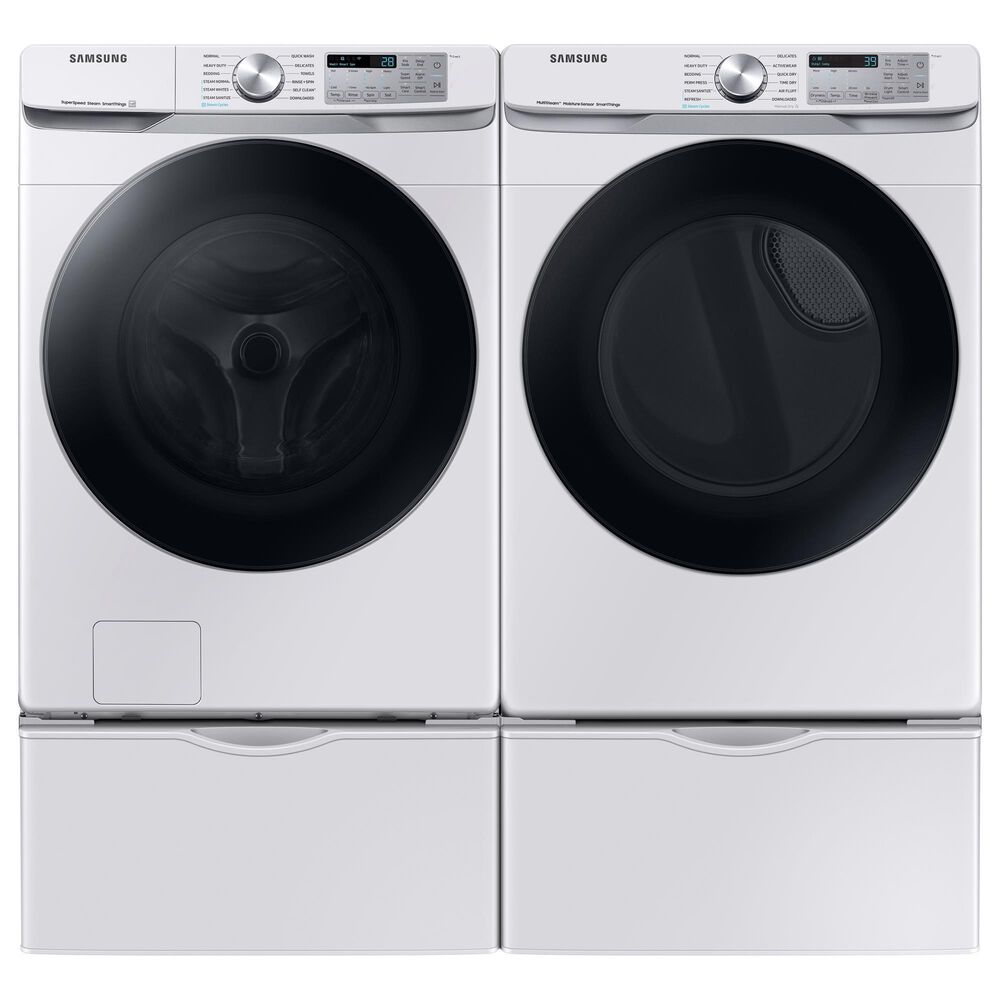 Samsung 4.5 Cu. Ft. Smart Front Load Washer with Super Speed Wash in White, , large