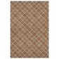 Dalyn Rug Company Soft Essentials Plaid Paprika 10" x 14" Indoor/Outdoor Area Rug, , large