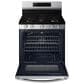 SAMSUNG 2-Piece Kitchen Package with 30" Freestanding Gas Range and 2.1 Cu. Ft. Over-the-Range Microwave in Fingerprint Resistant Stainless Steel, , large