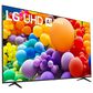 LG 43" Class UHD Series 4K UHD - Smart TV with 2.1 Channel Sound Bar and Wireless Subwoofer in Black, , large