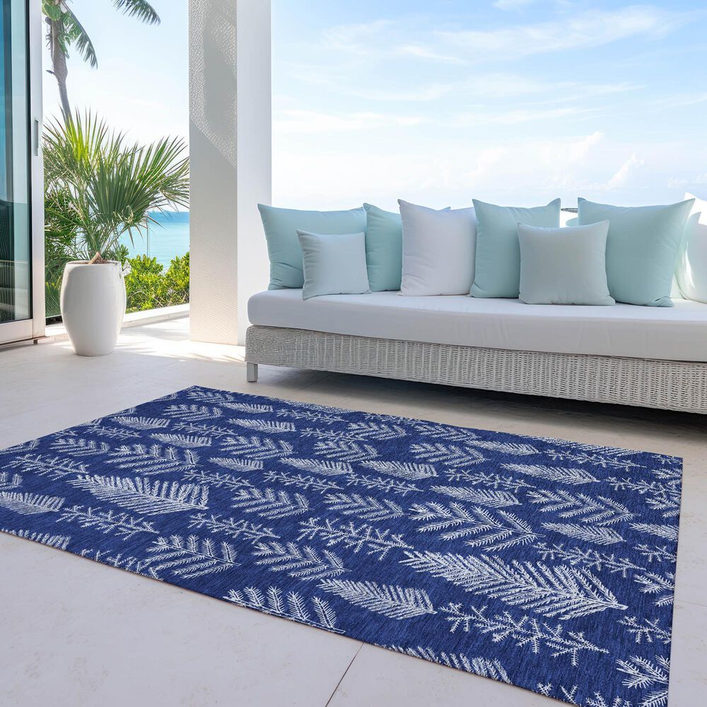Dalyn Rug Company Wonderland WN21 5&#39; x 7&#39;6&quot; Navy Indoor/Outdoor Area Rug, , large