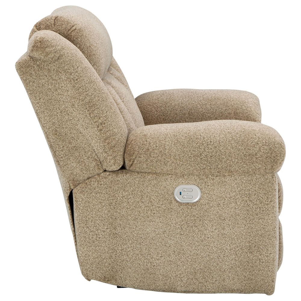Ashley Tip-Off Power Recliner with Adjustable Headrest in Wheat, , large