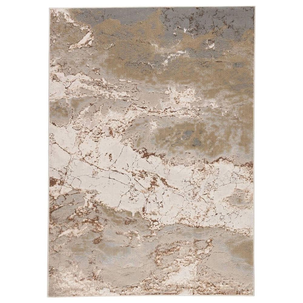 Jaipur Catalyst Cisco Travertine and Whitecap Gray 5" x 7"6" Area Rug, , large