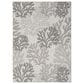 Nourison Garden Oasis Nautical Grey 5" x 7" Indoor/Outdoor Area Rug, , large