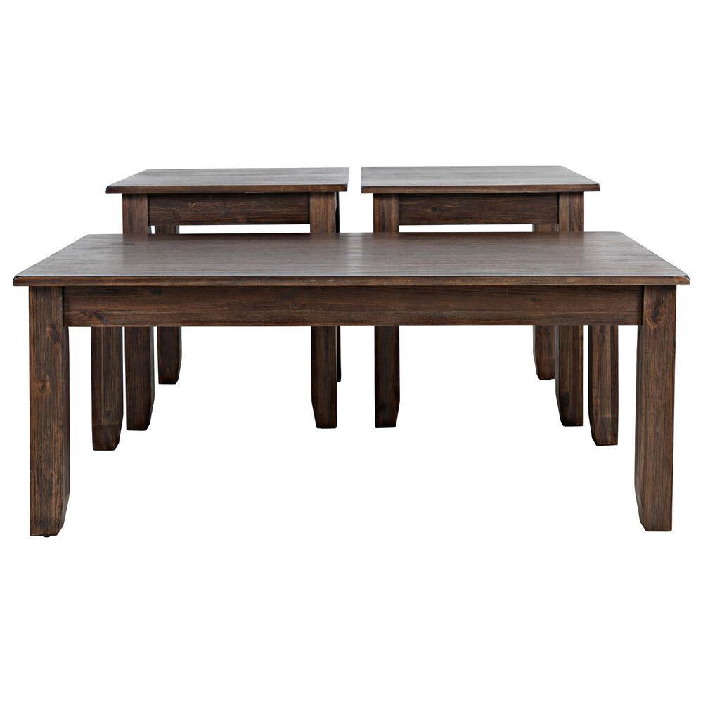 Waltham Eros 3-Piece Occasional Table Set in Brushed Chestnut, , large