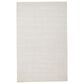 Feizy Batisse 5" x 8" White Area Rug, , large