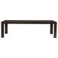 Schnadig Edge Dining Table in Striated Ebony and Lucent Bronze - Table Only, , large