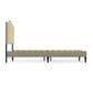 Glideaway Leighford Queen Upholstered Platform Panel Bed in Beige, , large