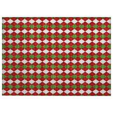 Dalyn Rug Company Wonderland WN20 2"6" x 3"10" Red Indoor/Outdoor Area Rug, , large