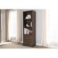 Baxton Studio Burnwood Bookcase in Brown, , large