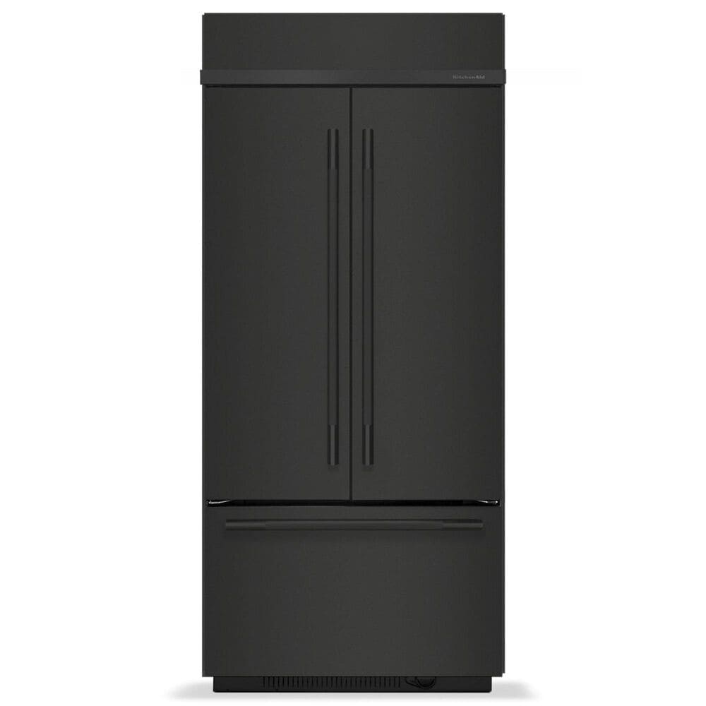 KitchenAid 20.8 Cu. Ft. French Door Bottom Mount Refrigerator in Black Ore, , large
