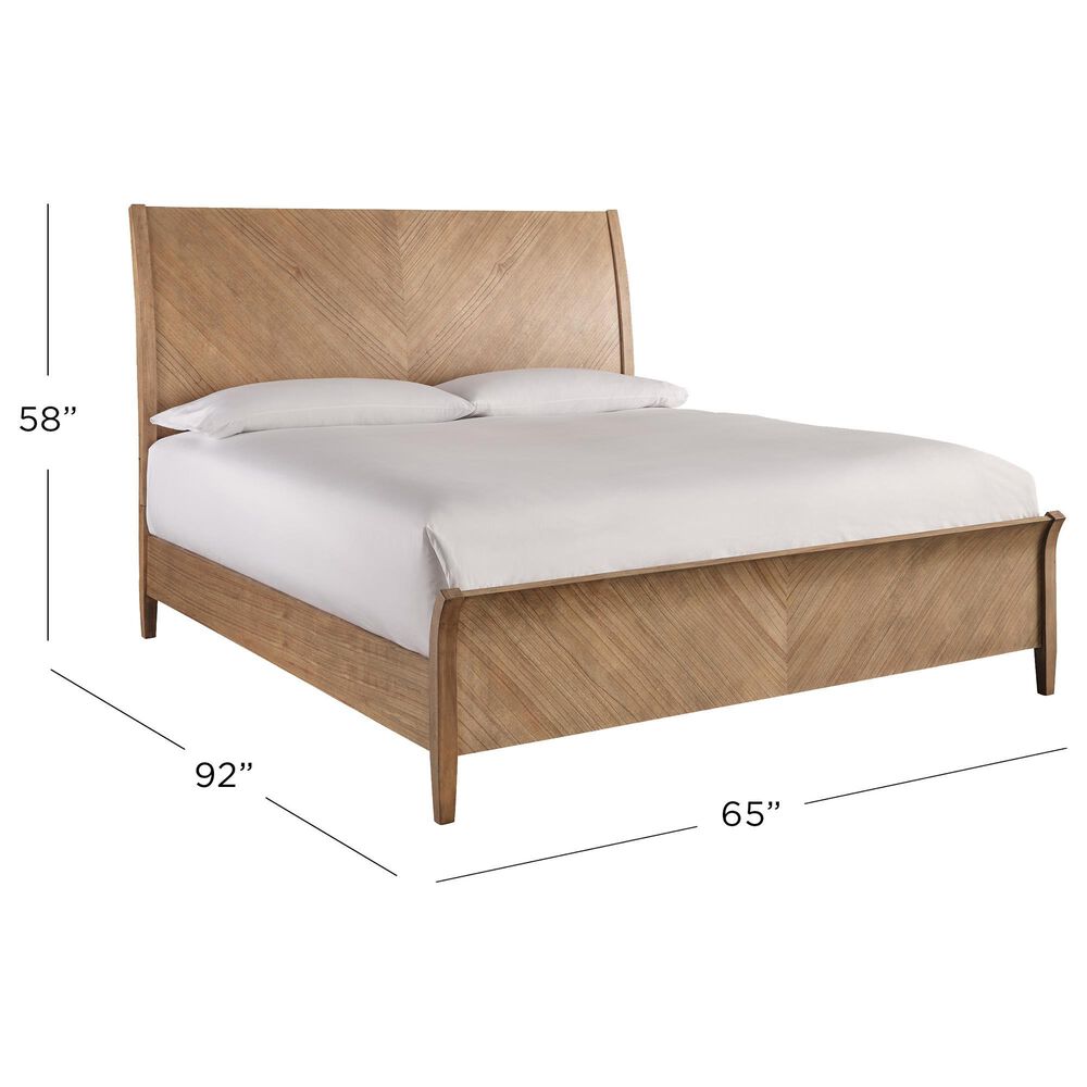 Riva Ridge Cyrus Queen Sleigh Bed in Almond Bisque, , large