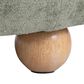 Lumisource Tray Storage Pouf with Leg in Green, , large